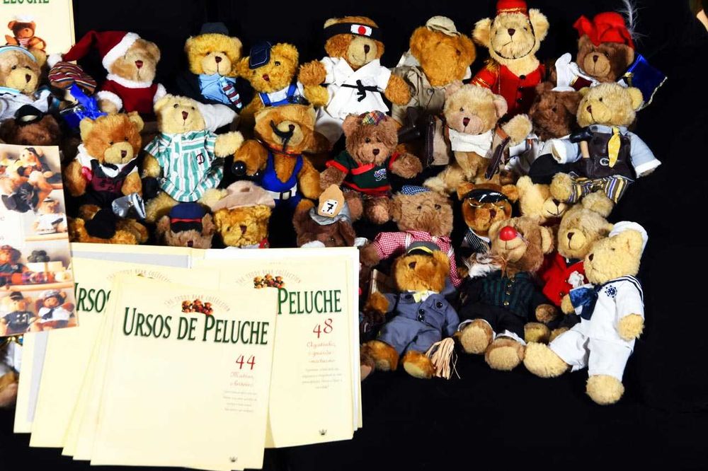 Ursos de Peluche Colecção antiga The Teddy Bear Collection 59 ursos