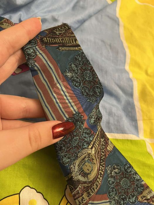 Elegancki krawat vintage PIERRE GAVIN – Pura Seta (100% jedwab)