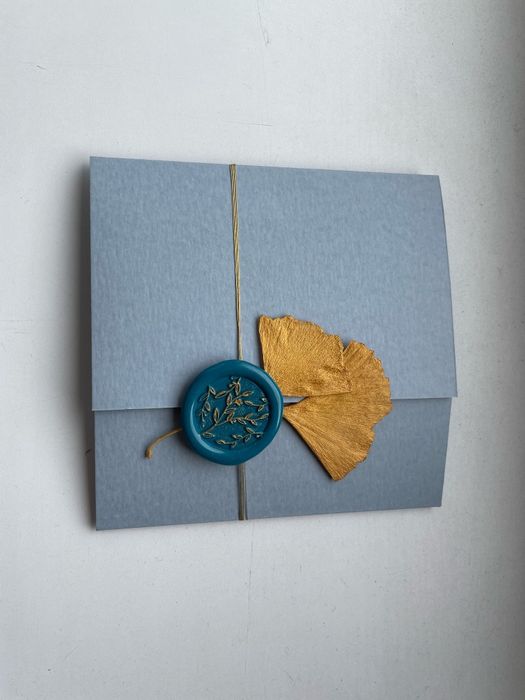 Kartka okolicznościowa zaproszenie ślubne personalizowana  złota basic