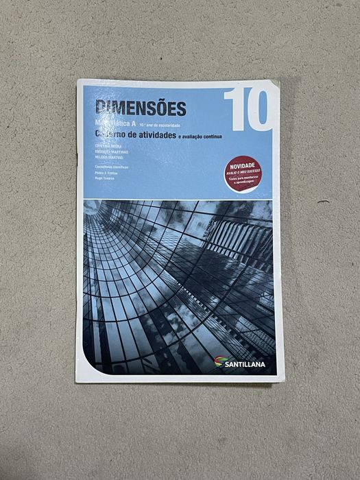 Manuais e Caderno de Fichas Dimensões Matemática A 10º ano