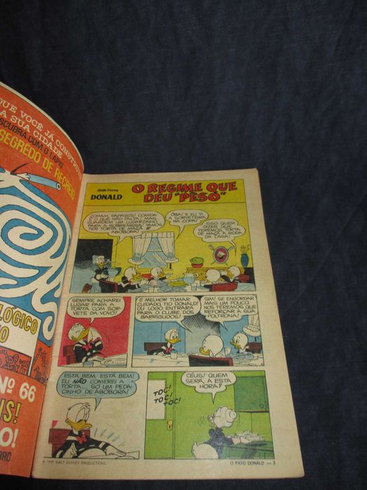 Livros BD Pato Donald Disney Anos 70 Revistas Vintage Br