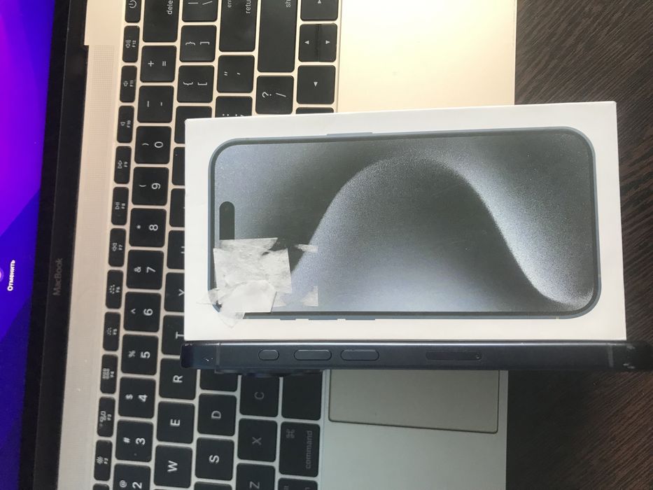 Apple iphone 15 Pro 128Gb Blue Titanium Фіз Сім