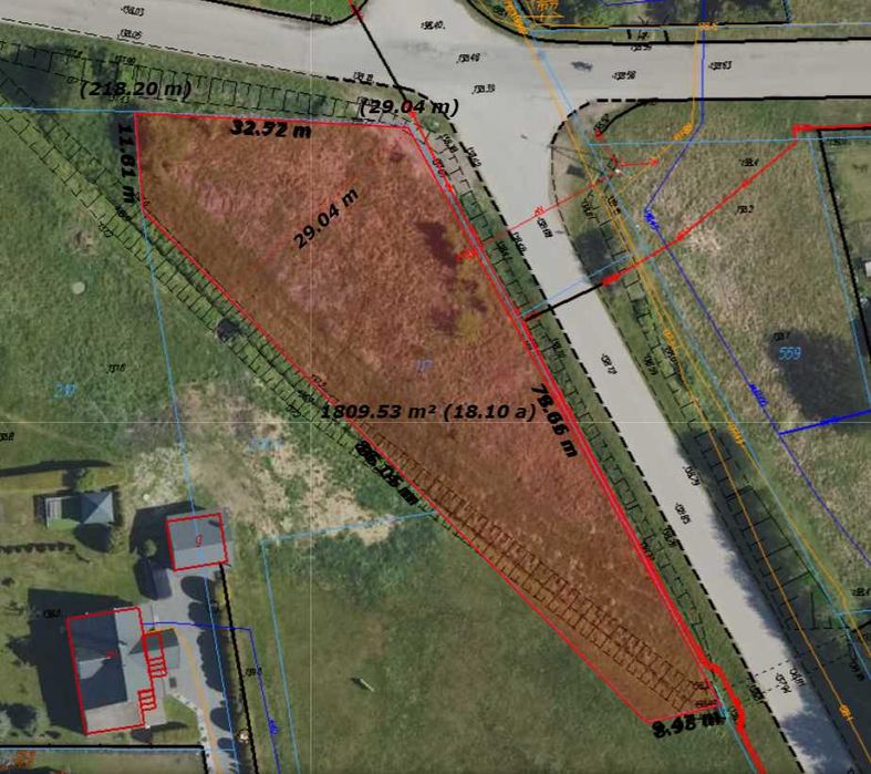 Chraboły gm Dobrzyniewo Duże, działka budowlana 1800 m² - Widok 3