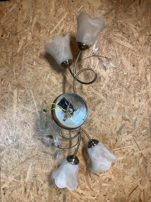 Lampa sufitowa żyrandol kwiatowy