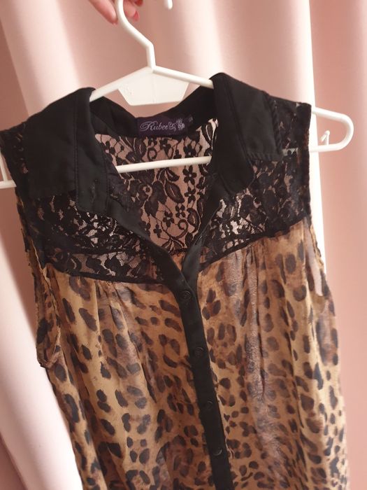 Koszula letnia w panterke h&m 40