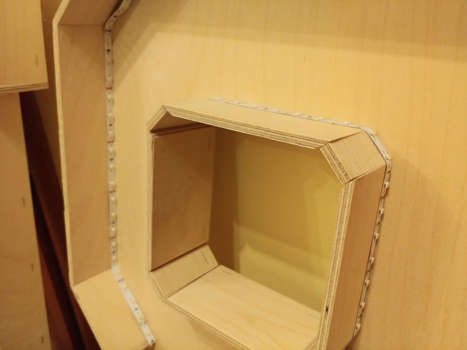 Litery dekoracje na salę weselną M&M, podświetlenie LED, M & M