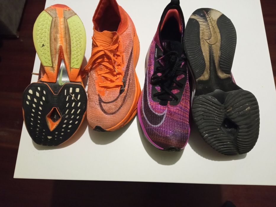 2 Pares Sapatilhas Alphafly tamanho 42