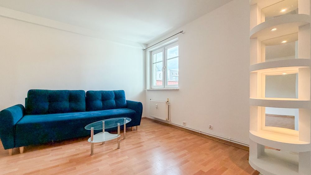 Duże dwupokojowe mieszkanie blisko centrum Szczecin i uczelni