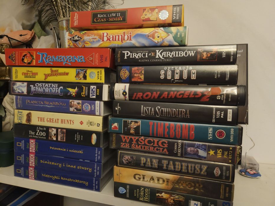 Kasety / Filmy na odtwarzacz VHS