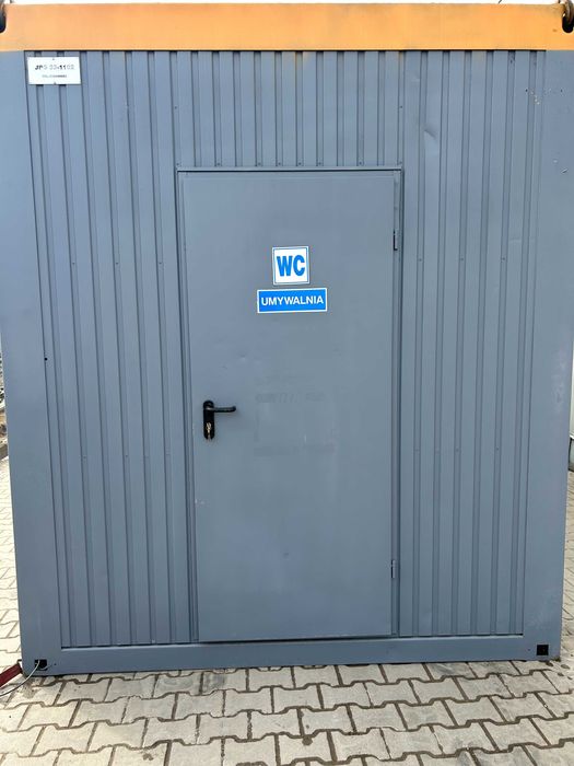 Kontener sanitarny z WC i umywalkami