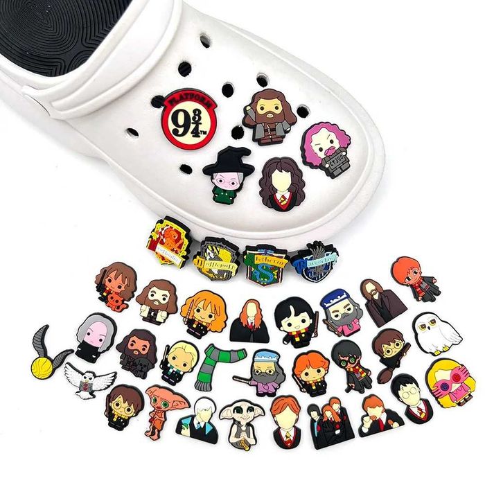 Przypinki do butów crocs prezent HARRY POTTER Ron Hermiona