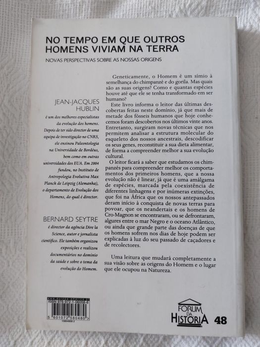 Livro " No tempo em que outros homens viviam na terra "