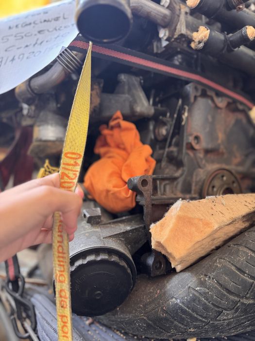 Motor c/ junta da cabeça queimada
