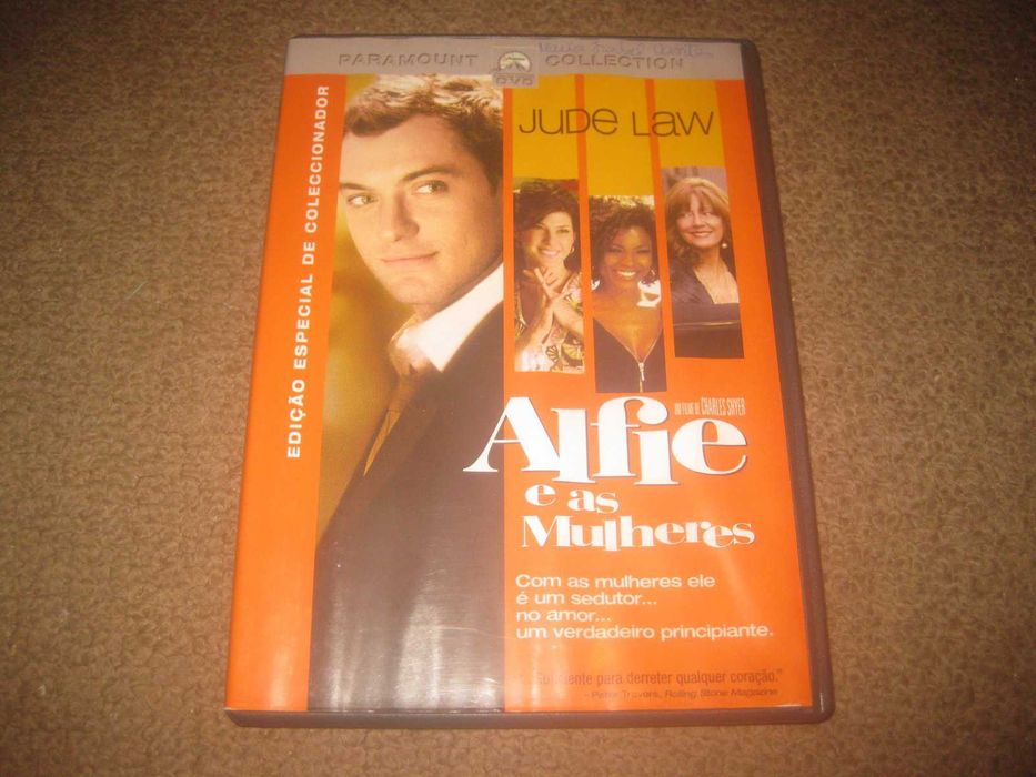 DVD "Alfie e as Mulheres" com Jude Law