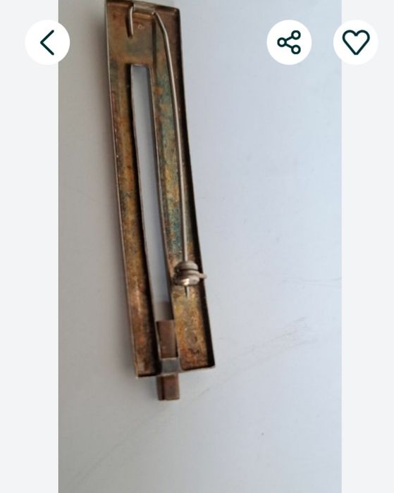 Stara broszka srebro