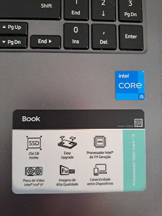Notebook Samsung 550XDA (Intel i5, 8GB RAM, 256GB SSD) – Estado Novo