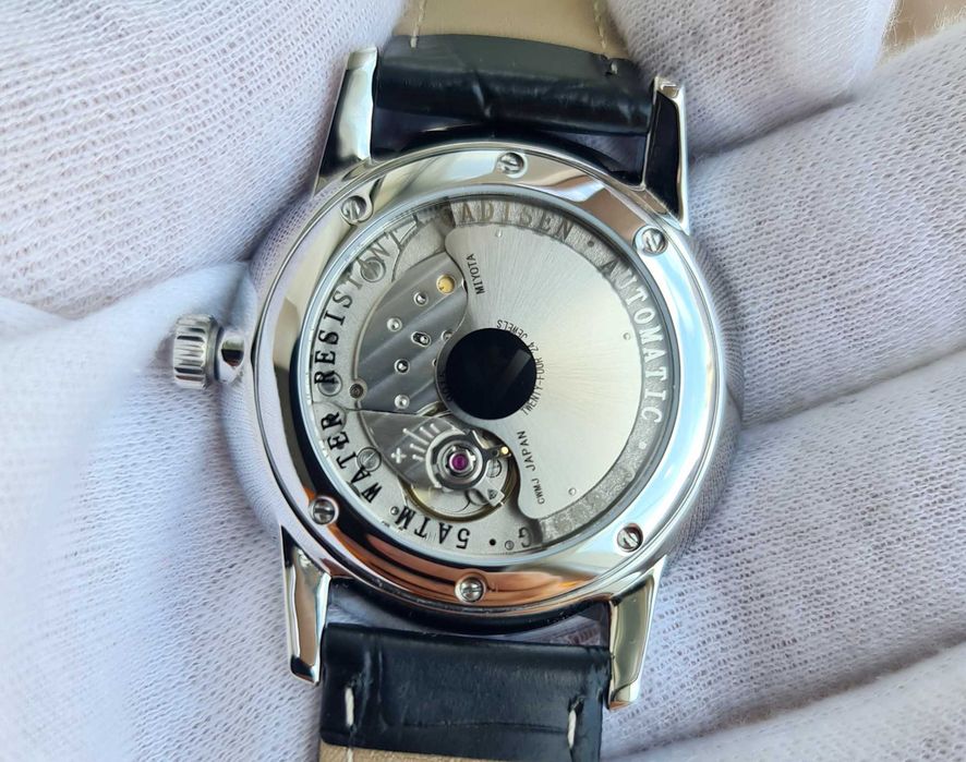 Чоловічий годинник часы Cadisen Mechanical Chronograph ST1900 Blue/W