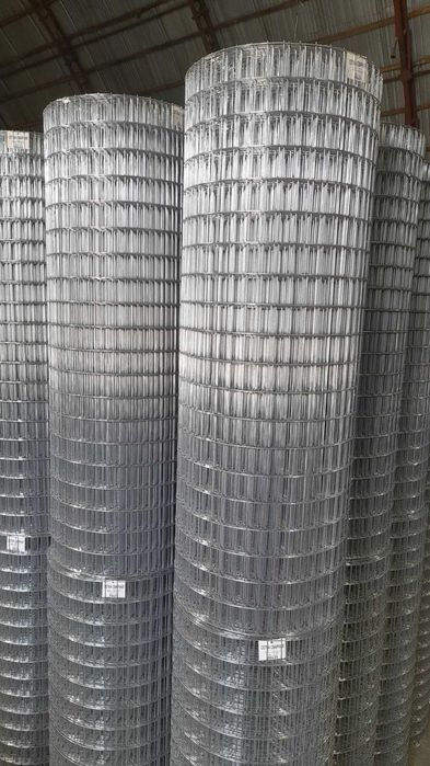 Рулонная сетка оцинкованная для клеток, ограждений, габионы