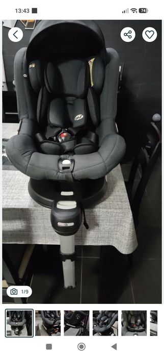 Cadeira auto 360° com isofix