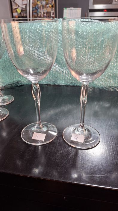 Conjunto de copos de cristal com 60 peças