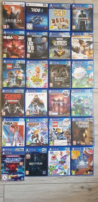 Gry na ps4 różne gry