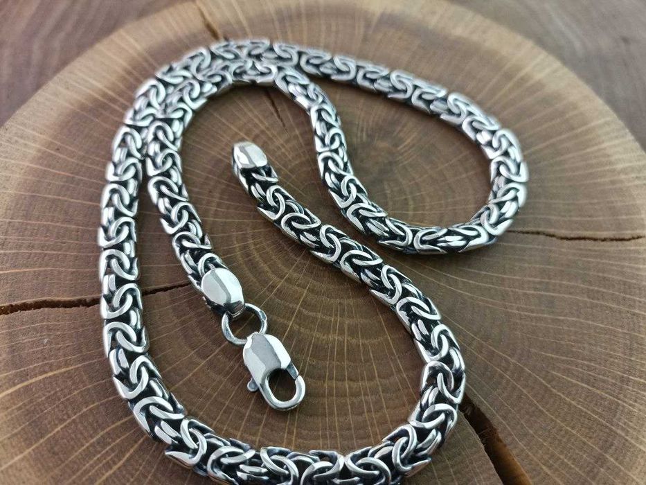 Серебряная цепочка Лисий Хвост, подвид Византии. Ланцюг срібний
