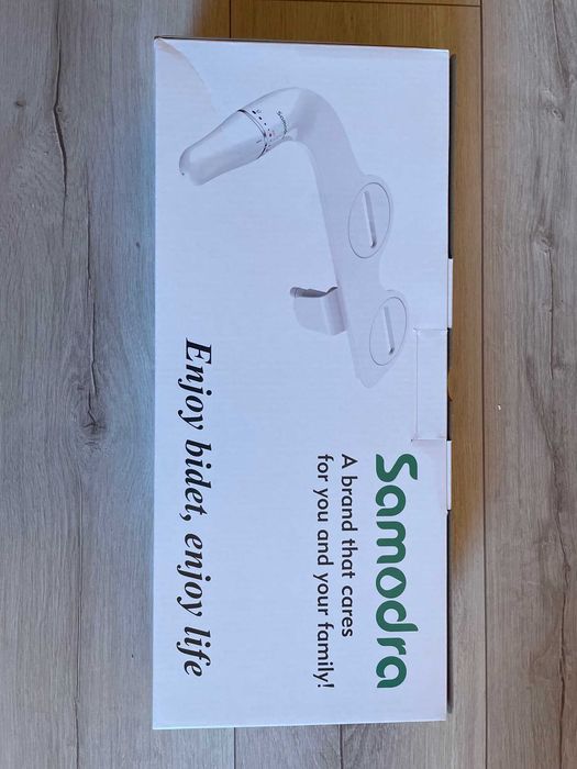 Bidet Samodra pod deskę sedesową z dwiema dyszami, higiena intymna