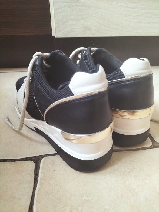 Sneakersy Jenny Fairy, adidasy, r. 37, ukryty koturn