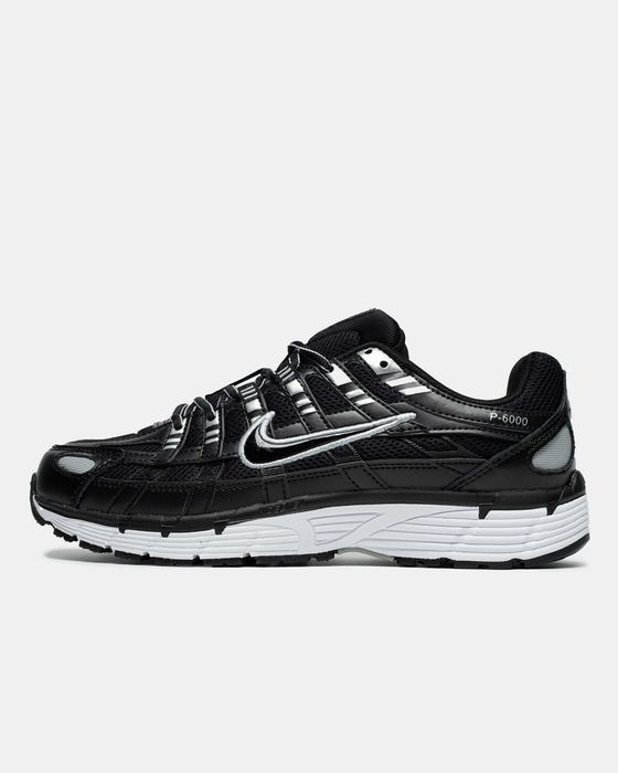 Кросівки Nike P-6000 Black Metallic Silver premium | Кроссовки Найк чоловічі жіночі