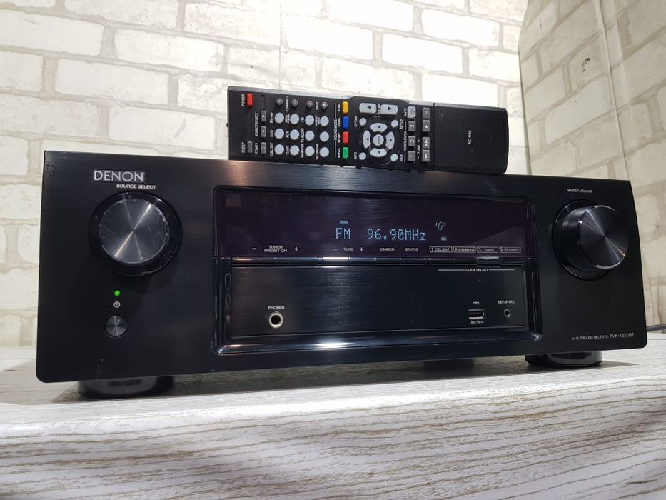 5.2 AV ресивер DENON AVR-X520BT, *5x90 Вт, HDMI, USB, Bluetooth, б/у