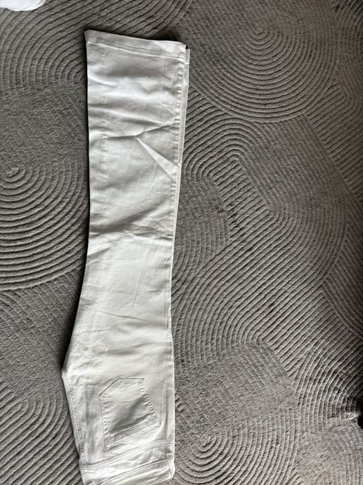 Jeansy dzinsy biale zara 38