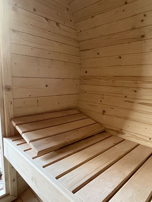 Sauna Ogrodowa Beczka 300cm z Przedsionkiem + Piec