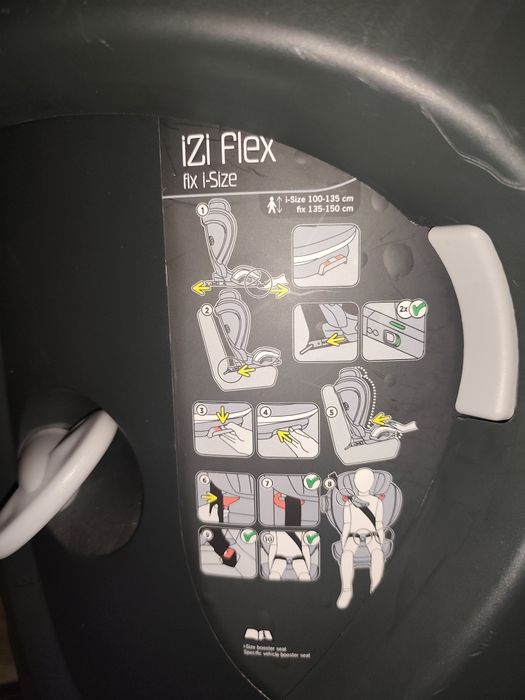 Fotelik samochodowy Izi Flex do 150cm