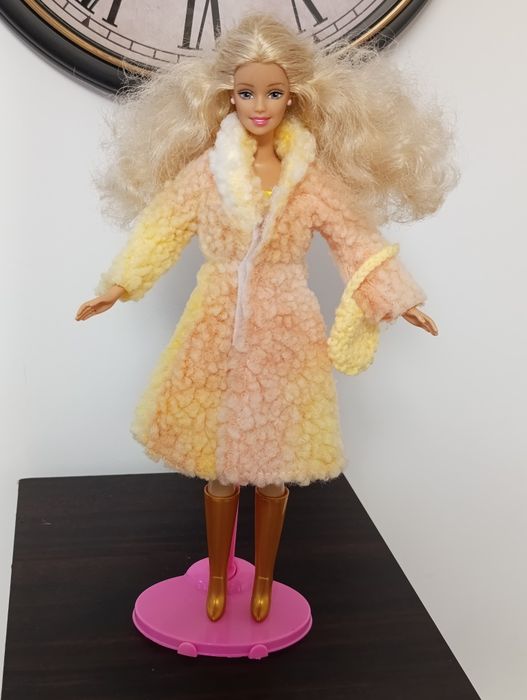 Ubranka dla Barbie - zimowy komplet