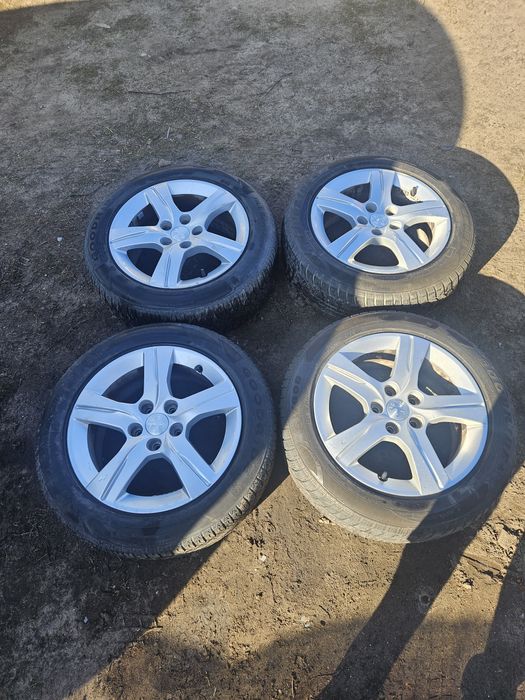 Felgi Aluminiowe 5x108 Peugeot z Oponami 205/55/16