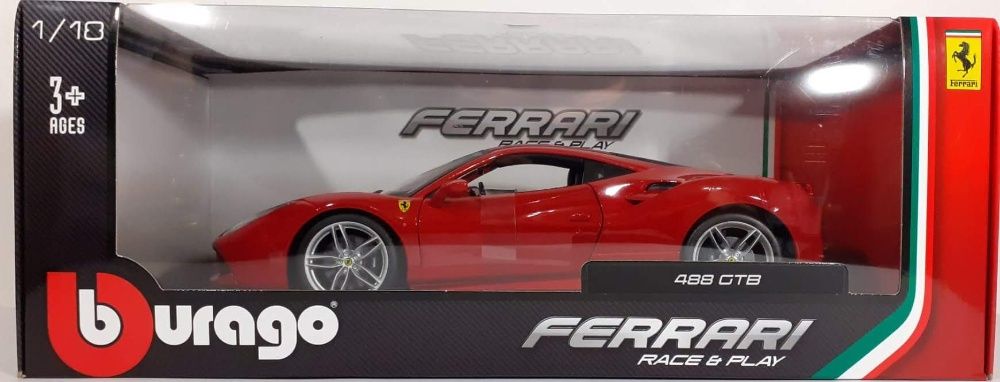1/18 Ferrari 488GTB - Bburago R&P