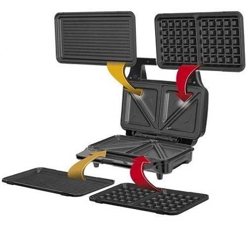 гриль MPM MOP-23M мультипекарь, тосты, вафли