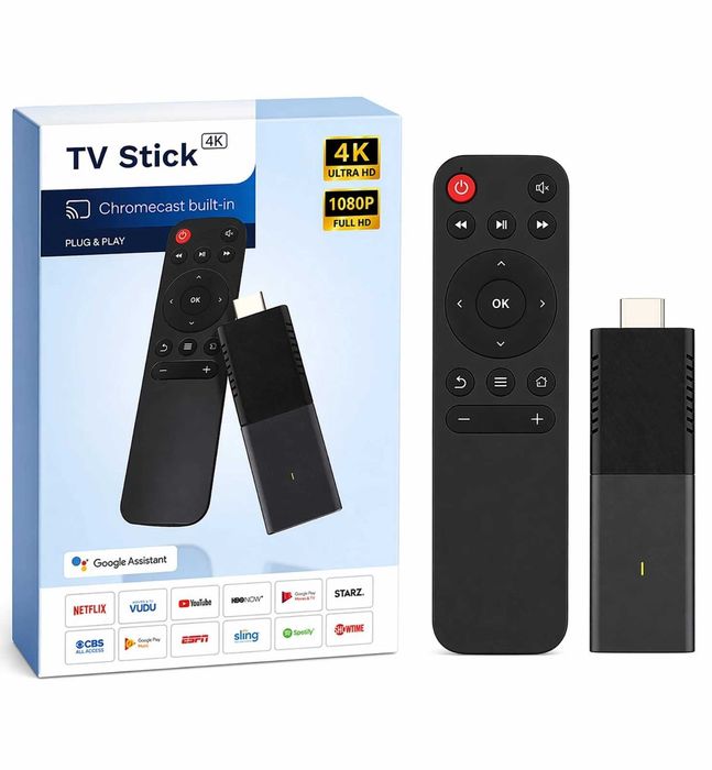 Przystawka Smart TV Box HDMI Android 10 WiFi 4K 8GB TV Stick chromecast tv stick