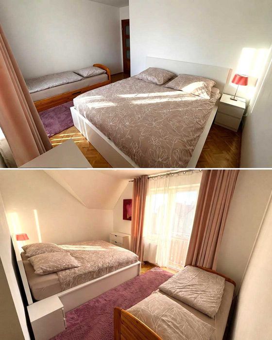Apartament  5 pokoi, do 12 osób, 140m2,  6 km do dworca PKP we Wrocławiu