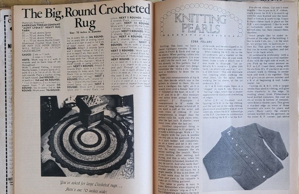 NeedleWork & Crafts revista americana de lavores muito antiga