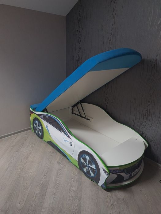 Ліжко-машинка BMW в ідеальному стані + ортопедичний матрац