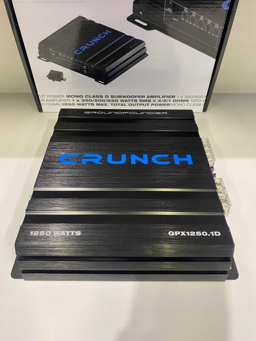 Crunch GPX1250.1D wzmacniacz jednokanałowy EM-AUDIO Tomaszów Lub Wysyłka gratis !