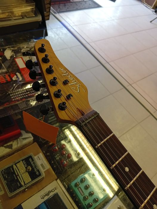 Schecter Standard BK Fade Burst Burl