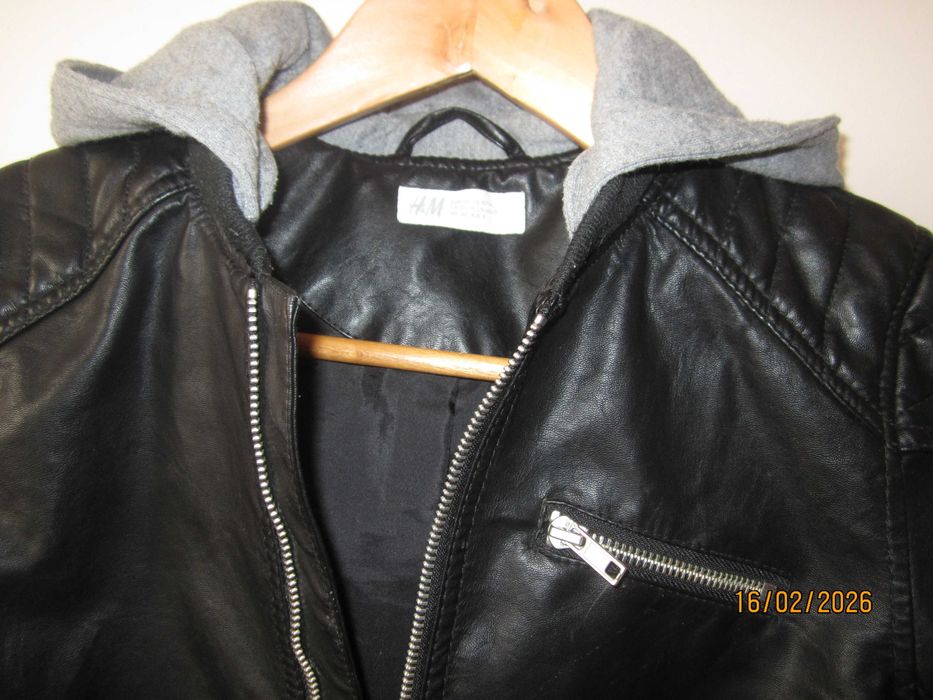 Kurtka chłopięca H&M 146 cm + kubek.