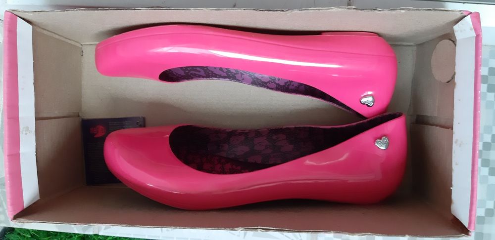 Baleriny mel by melissa mel pop bow pink rozm 37