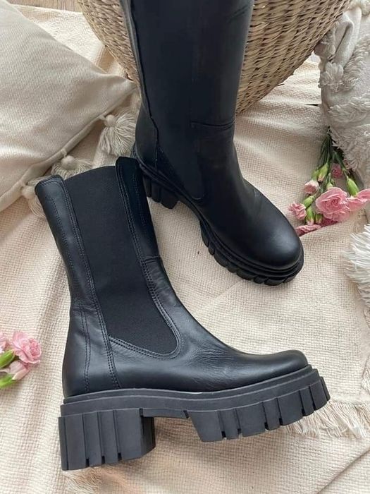 Eleganckie workery sztyblety naturalna skóra licowa kolory