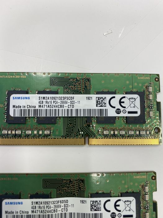 Samsung ddr4 4gb 2666, ram для ноутбука оперативна па‘ять