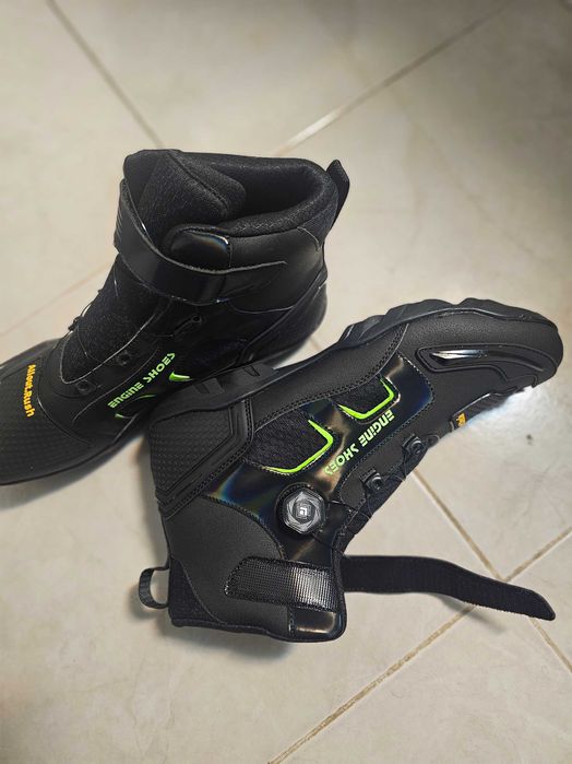 Botas motard impermeáveis novas