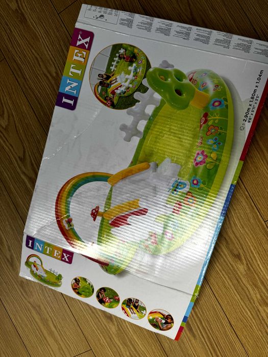 Piscina Playground insuflável para crianças (2,9 x 1,8 x 1,04 m)