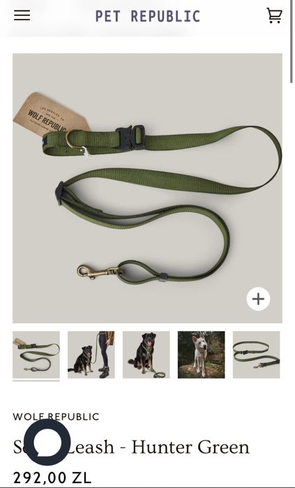 Wolf Republic smycz dla psa Scout